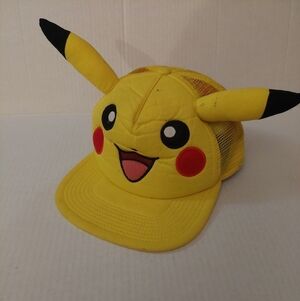 Pokemon Hat Real Life Cap 3D Adjustable Kids Cap Cartoon